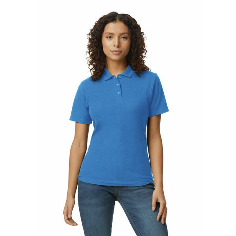 Gildan Softstyle Double Piqué Polo for her