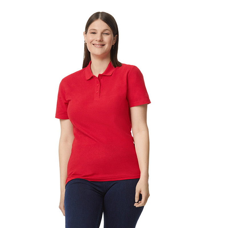 Gildan Softstyle Double Piqué Polo for her