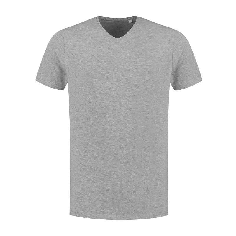 Lemon & Soda Fine Cotton Elastane V-neck T-shirt