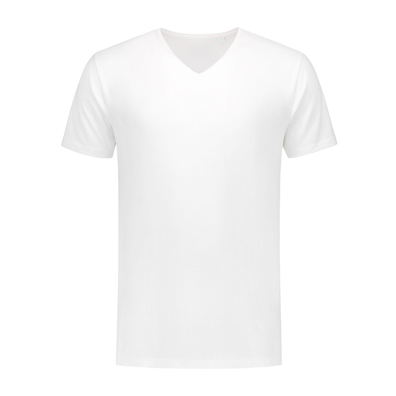 Lemon & Soda Fine Cotton Elastane V-neck T-shirt