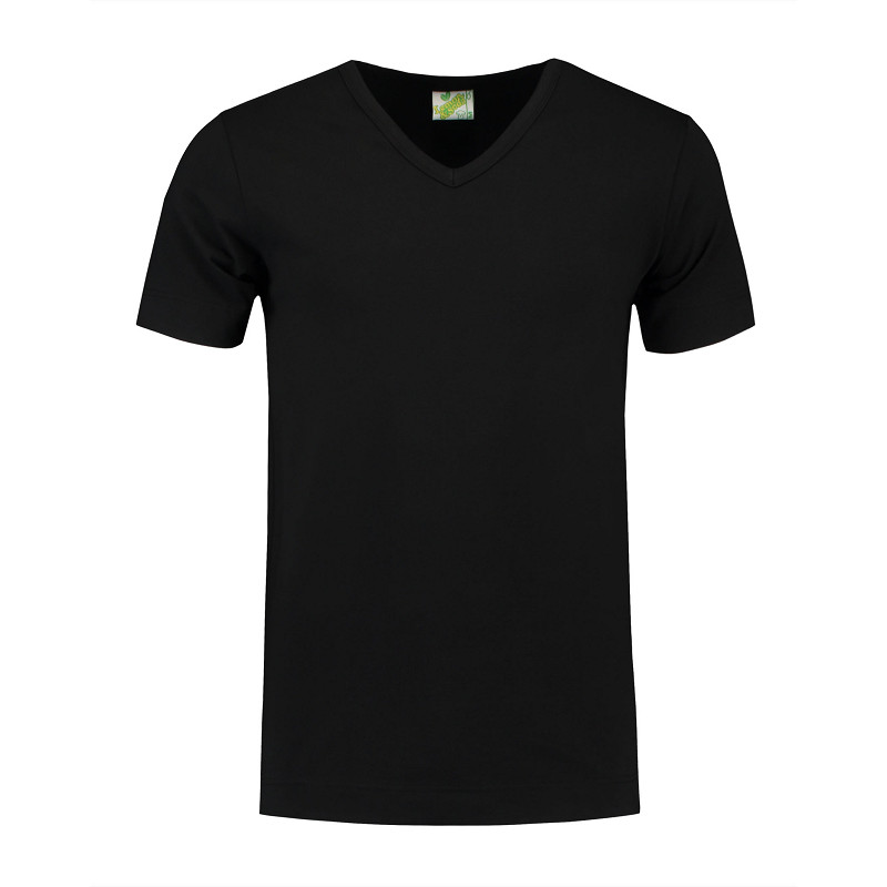 Lemon & Soda Cotton Elastane V-neck T-shirt