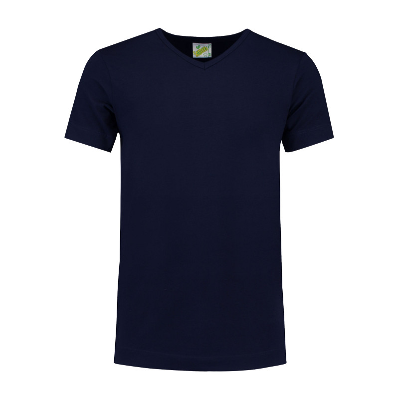 Lemon & Soda Cotton Elastane V-neck T-shirt