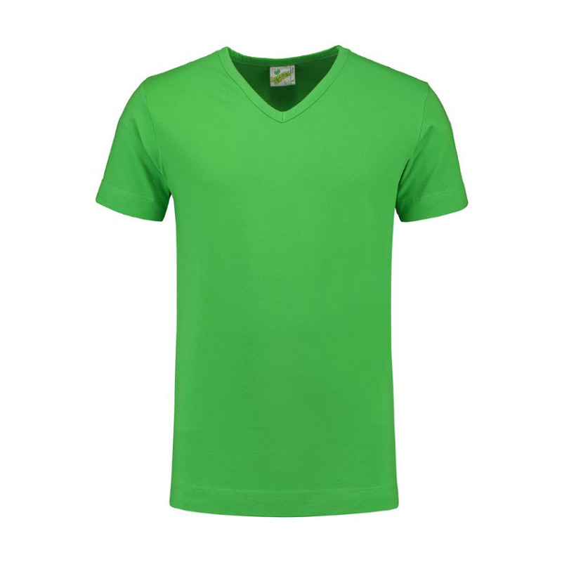 Lemon & Soda Cotton Elastane V-neck T-shirt