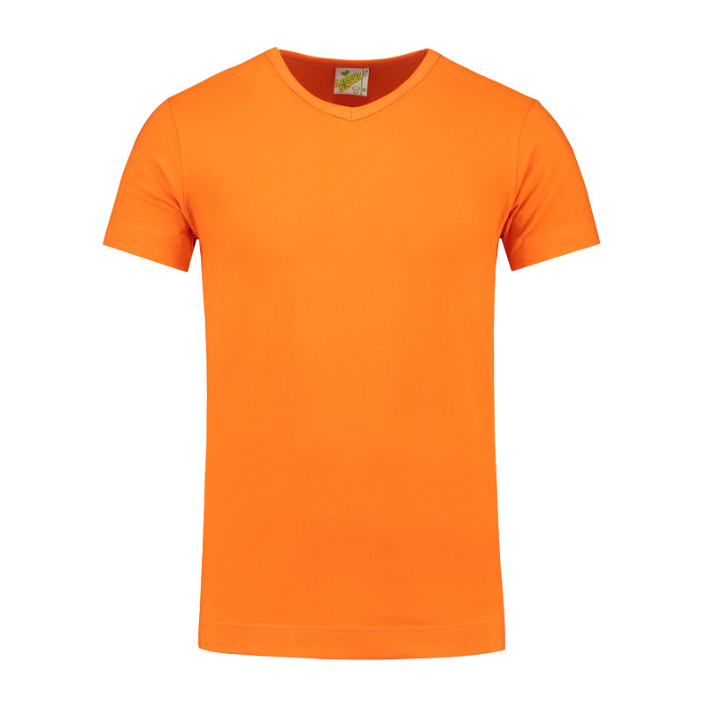 Lemon & Soda Cotton Elastane V-neck T-shirt