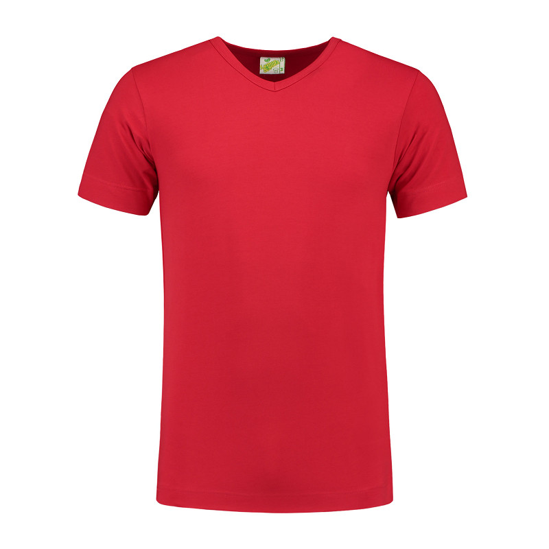 Lemon & Soda Cotton Elastane V-neck T-shirt