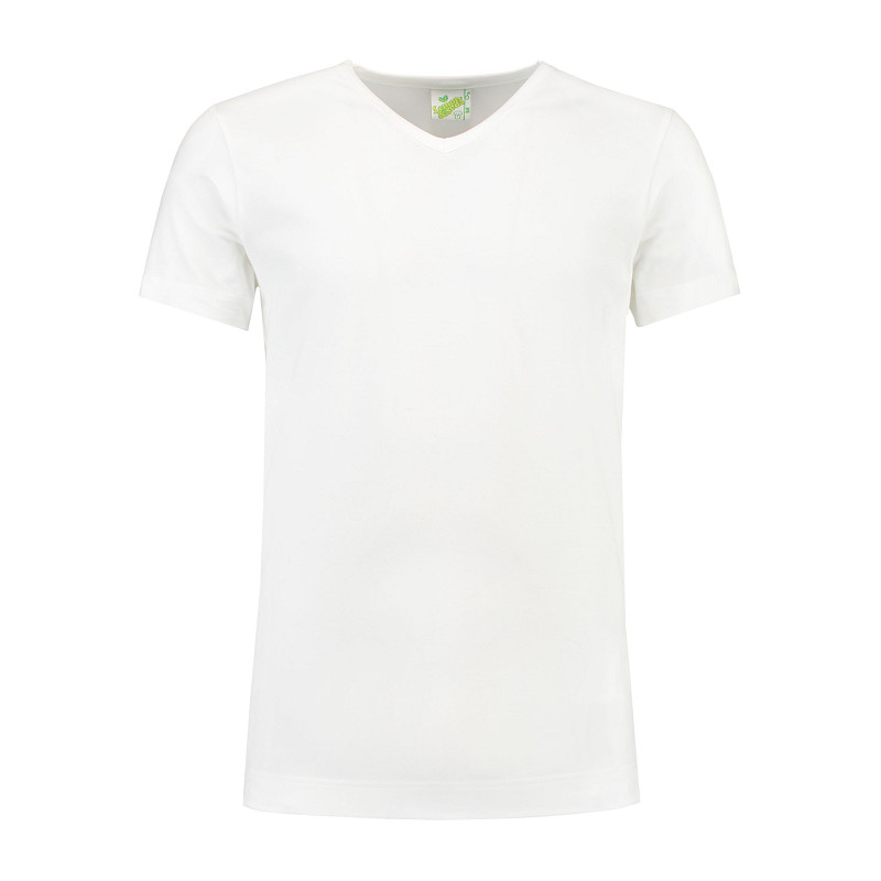 Lemon & Soda Cotton Elastane V-neck T-shirt