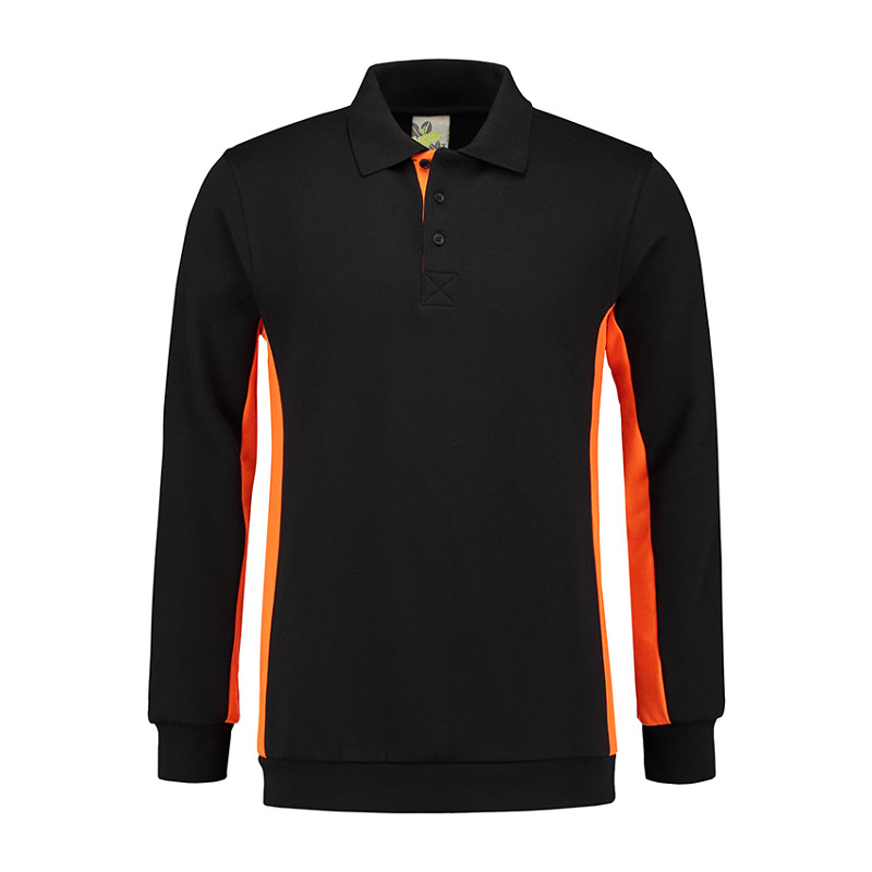 Lemon & Soda Workwear Contrast Polosweater