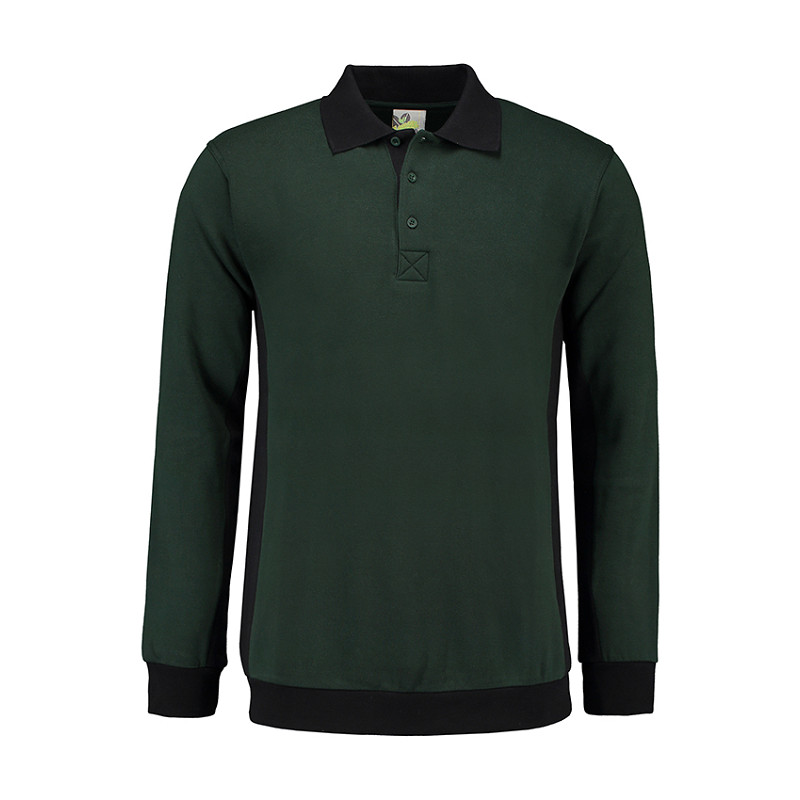 Lemon & Soda Workwear Contrast Polosweater