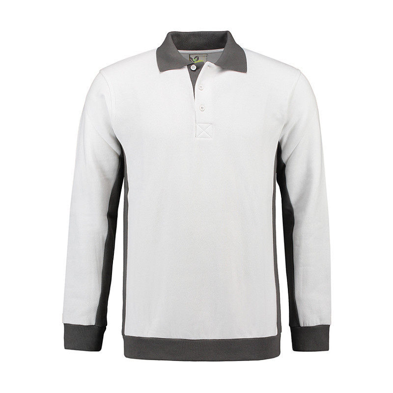 Lemon & Soda Workwear Contrast Polosweater