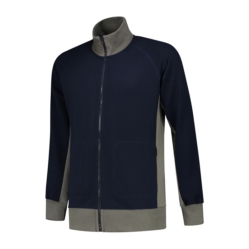 Lemon & Soda Workwear Contrast Cardigan